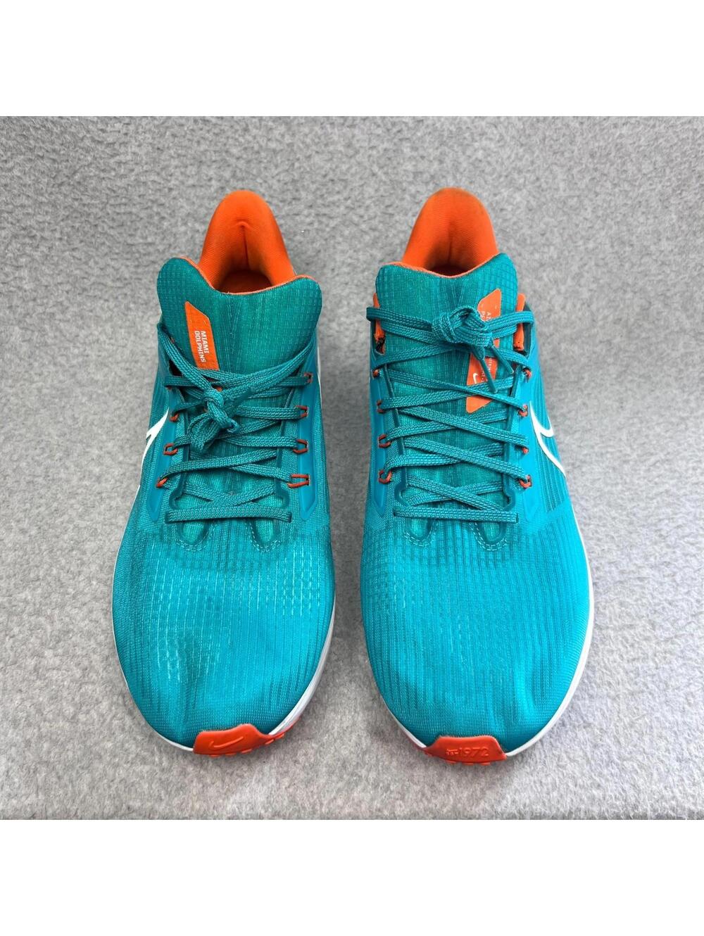 Nike Air Zoom Pegasus 39 Miami Dolphins NFL Men Running Shoes size 15 DR2052-300 - Picture 2 of 9